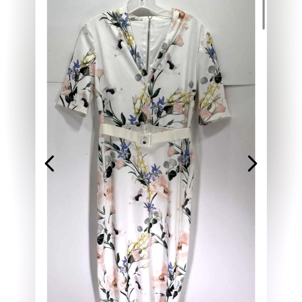 Ted Baker London sz3 floral pencil dress